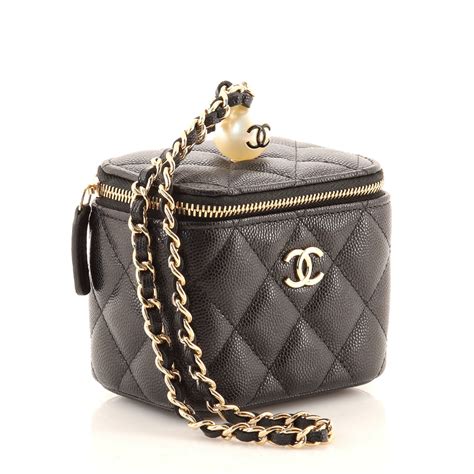 chanel vanity case with chain|chanel vanity case for sale.